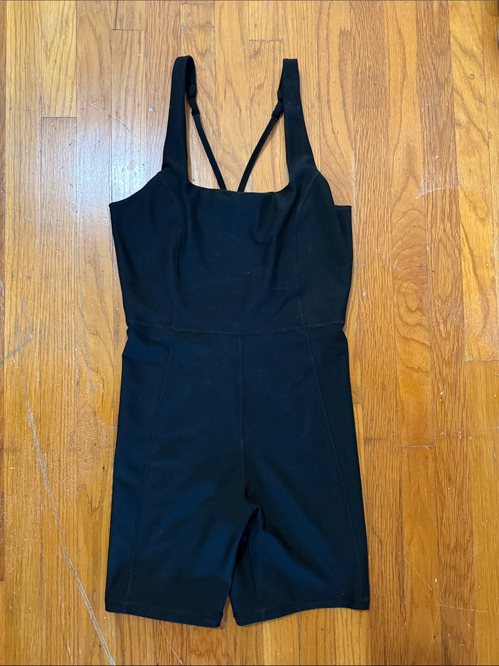 Abercrombie & Fitch Black Athletic YBP Workout Onesie